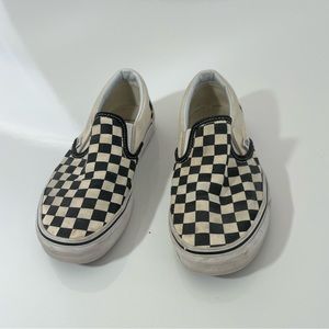 Vans Classic Slip-On Checkerboard Shoe